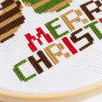 Gonk Christmas Cross Stitch Kit Seven', 4 of 5