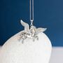 Sterling Silver Pegasus Necklace, thumbnail 3 of 12