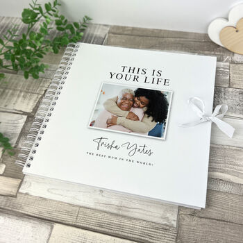 Personalised 'This Is Your Life' Memory Book For Mum, Dad, Or A Loved One, 2 of 6