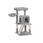 96cm Cat Tree Tower Light Grey With Side Slope, thumbnail 5 of 8
