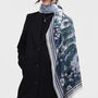 Solara Tales Teal Scarf, thumbnail 2 of 5