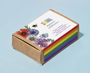 Pride Rainbow Wildflower Seed Balls Pack Of Three, 2 of 11