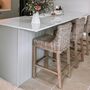Rattan Kitchen Stool Two Seat Heights, thumbnail 1 of 8
