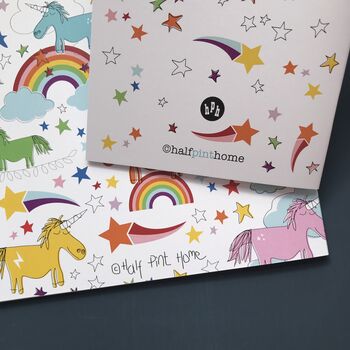 Unicorn A5 Notebook Or Notebook Set, 6 of 9
