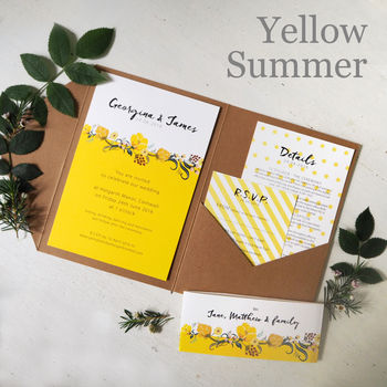 Pocketfold Wedding Invitation, 8 of 11