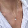 Selena. White Opal Sterling Silver Pendant Necklace, thumbnail 1 of 4