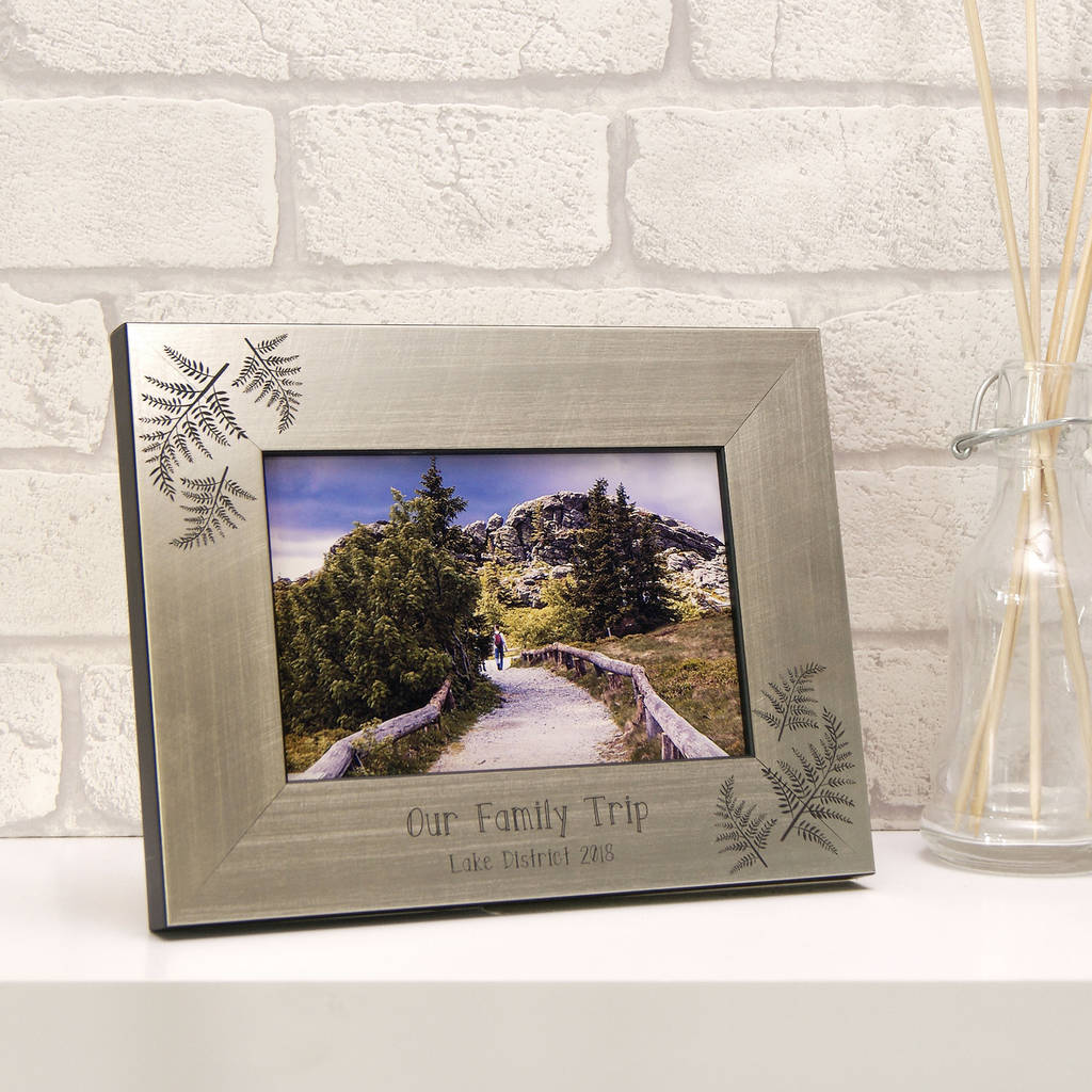 Personalised Fern Photo Frame, 1 of 5
