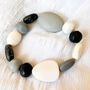Pebble Resin Bead Stretch Bracelet, thumbnail 1 of 2