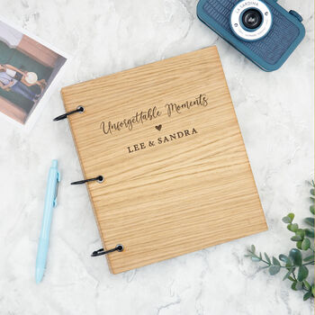 Personalised ‘Our Honeymoon’ Photo Album Book, 9 of 10