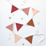 Ruby And Neutral Boho Bunting, thumbnail 3 of 4