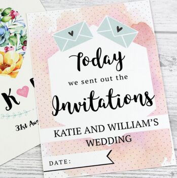24 Personalised Wedding Cards For Milestone Moments, 2 of 6