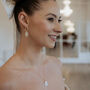 Clemmie Baroque Pearl Bridal Earrings, thumbnail 2 of 3