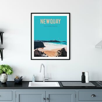 Newquay, Tolcarne Beach Fine Art Print, 3 of 8