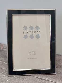 Sixtrees Black Border Photo Frame, Five X Seven, 2 of 3