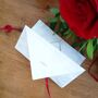 Personalised Origami Valentine Love Letter Photo Gift, thumbnail 7 of 8