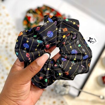 Christmas Scrunchie With Festive Pattern, 4 of 8