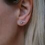 Dove Shooting Star Stud Earrings, thumbnail 1 of 5