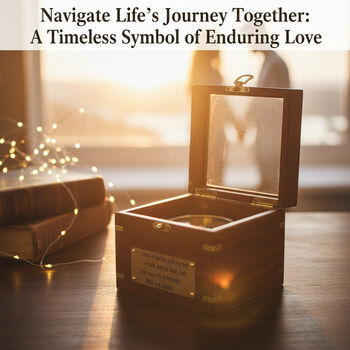 Personalised Brass Gimbal Compass Gift, 8 of 12