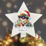 Personalised Pekingese In Christmas Lights, thumbnail 10 of 10