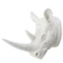 Rhino Wall Mount In White Ceramic, thumbnail 9 of 9
