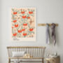 Japanese Textile Botanical Art Print, thumbnail 2 of 3