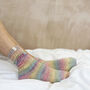 Embroidered Rainbow Snug Socks, thumbnail 4 of 6