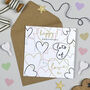 Happy Hearts Anniversary Card, thumbnail 1 of 2