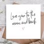 Cute Valentines Day Card | Card For Partner, thumbnail 1 of 3