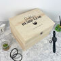 Personalised Beard Gear Pine Memory Box Five Sizes 16cm | 20cm | 26cm | 30cm | 36cm, thumbnail 2 of 8