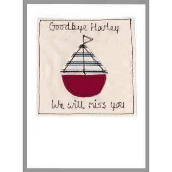 Personalised Sailing Boat Birthday Card For Any Age, 7 of 12