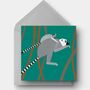 Pack Of Six Monkey Greetings Cards, thumbnail 6 of 9