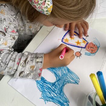 Personalised Child's Drawing Angel Decoration, 5 of 8