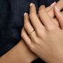 Gold Vermeil Dainty Gemstone Ring, thumbnail 6 of 8