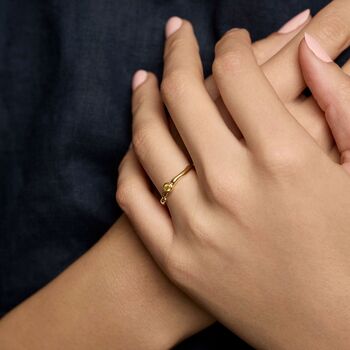 Gold Vermeil Dainty Gemstone Ring, 6 of 8