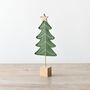 Green Felt Large Christmas Tree Decoration, thumbnail 2 of 3