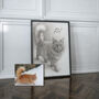 Personalised Black And White Pencil Sketch Pet Portrait, thumbnail 4 of 7