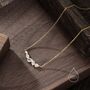 Droplet Cluster Pendant Necklace In Sterling Silver, thumbnail 5 of 10