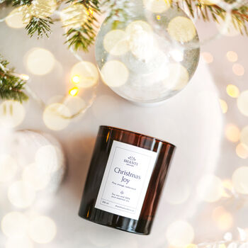 Botanical Christmas Candle Gift Holistic Gift Scented With Pure Essential Oils 100% Natural, 6 of 11