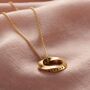 Personalised Secret Twist Mobius Necklace, thumbnail 4 of 8