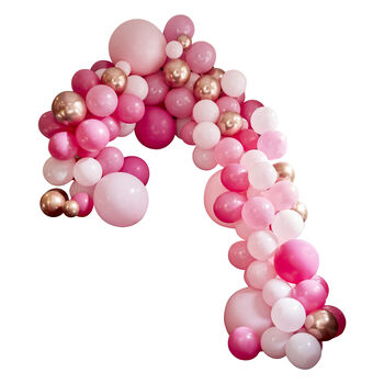 Luxe Pink And Rose Gold Balloon Arch Kit, 2 of 2