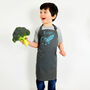 Personalised Kids Apron: Custom Name And Graphic Print, thumbnail 3 of 12