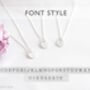 Breast Cancer Warrior Gift, Personalized Pink Ribbon Necklace, thumbnail 2 of 5
