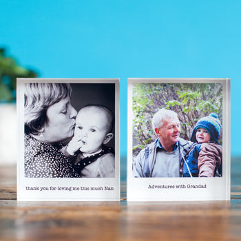 Personalised Photo Acrylic Block For Grandparents, 12 of 12