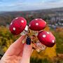 Christmas Clip On Toadstool Decoration Set, thumbnail 1 of 5