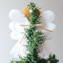 Gingerbread Angel Christmas Tree Topper, thumbnail 4 of 5