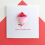 Valentines Day Red Roses Card, thumbnail 1 of 4