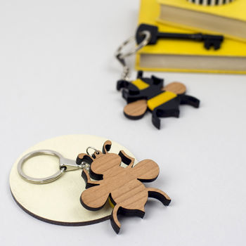 Bee Insect Keyring Or Keychain, 3 of 9