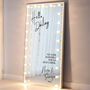Personalised Wedding Mirror Sticker Hello Darling, thumbnail 4 of 7