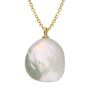 Lottie 18ct Gold Plate Pearl Teardrop Necklace, thumbnail 1 of 4