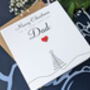 Personalised Handmade Christmas Card For A Special Dad, thumbnail 2 of 4